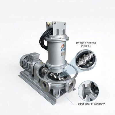 अच्छा दाम G25-1 Progressive Cavity Single Screw Pump Cast Iron Sludge Transfer 5.5kW 380V online