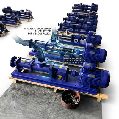 अच्छा दाम G50-1 Heavy Duty Single Screw Pump Paper Pulp Mining Slurry Transfer 22kW Cast Iron online
